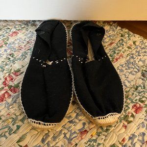 Black spanish espadrilles